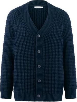 Hessnatur Strickjacke aus reiner Merinowolle (1-tlg)