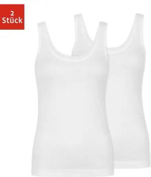 SNOCKS Tanktop Top mit breiten Trägern Damen (2-tlg) aus Bio-Baumwolle, bequem, perfektes Basic für jedes Outfit