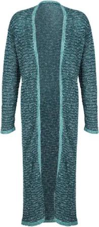 Alba Moda Strickjacke Strickmantel mit Effektgarn