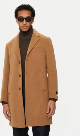 Liu Jo Wollmantel QXX009 T2583 Braun Regular Fit