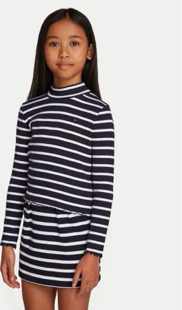 Tommy Hilfiger Bluse KG0KG08174 Dunkelblau Regular Fit
