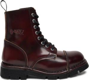 NEW ROCK Schnürstiefel M-MILI083C-S56 Dunkelrot