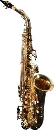 Monzani Saxophon, MZAS-350Y Alt Saxophon Professioneller Klang Leichtgängige Mechanik Pisoni Polster Inklusive Mundstück Wischer Koffer Gurt Messing Klarlack lackiert Graviert Stimmung Eb, Saxophone, Alt Saxophone, MZAS-350Y Alt Saxophon, Professioneller