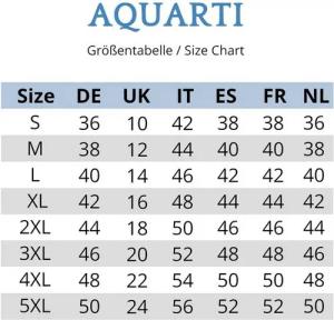 Aquarti Bikini-Hose Aquarti Damen Bikini Hose mit mittelhohem Bund