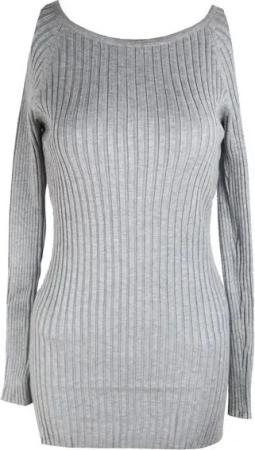 Koucla Longpullover einfarbig, Pullover Damen Ripp-Pulli