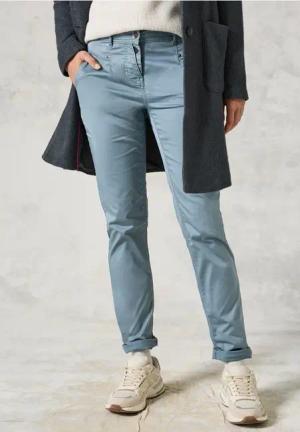 Cecil Damen Hose im Slim Fit in Blau, Gr: 27