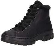 Rieker Schnür Boots Damen schwarz