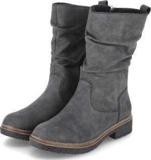 Rieker Winterstiefeletten für Damen - Gr. 37 - grau - Synthetik