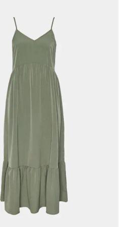 Pieces Sommerkleid Sade 17146543 Grün Wide Fit
