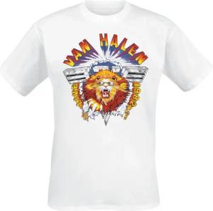 Van Halen T-Shirt - Live 1982 - S bis 3XL - für Männer - Größe XL - weiß - Lizenziertes Merchandise!