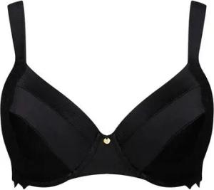 Ulla Popken Bügel-BH Bügel-BH Softcups Satin Spitze Cup B - F