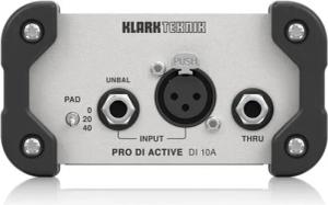 Klark Teknik Audio-Wandler, (DI 10A, Zubehör, DI-Boxen), DI 10A - DI Box