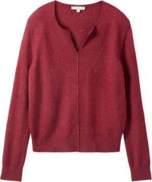 TOM TAILOR Strickpullover knit cosy v-neck pullover