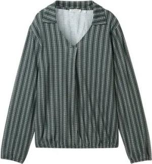 TOM TAILOR 3/4-Arm-Shirt Bluse mit Floralprint - Regular Fit