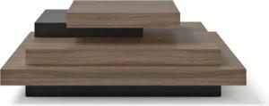 TemaHome Couchtisch "Slate, moderner einzigartiger Sofatisch, Wohnzimmertisch,", im modernem tollen Holzdesign, Breite 110 cm
