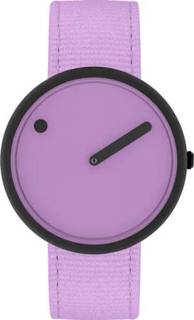 PICTO R44019-R018 Unisex Uhr Uhr Ghost Nets Light Orchid 40mm 5ATM