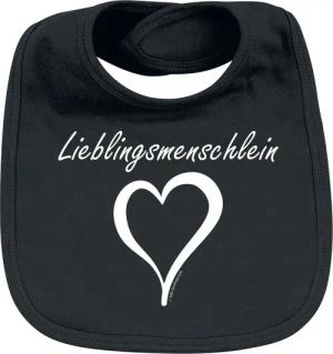Sprüche Lätzchen - Metal Kids - Lieblingsmenschlein - für Mädchen & Jungen - schwarz
