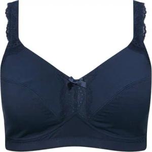 Ulla Popken Bügel-BH Soft-BH Spitzendetail ohne Bügel Cup C - E