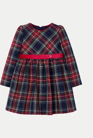 Mayoral Elegantes Kleid 4911 Dunkelrot Regular Fit