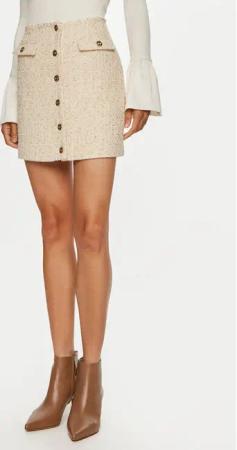 TWINSET Minirock 242TP2125 Écru Slim Fit
