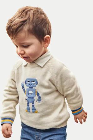 Mayoral Pullover 2310 Écru Regular Fit