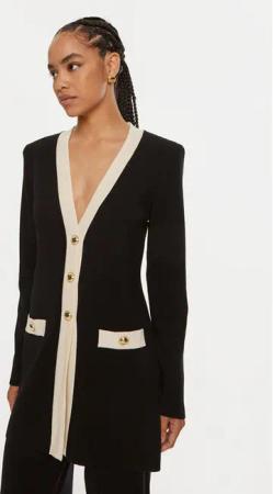 Luisa Spagnoli Strickjacke Mongioia 58405 Schwarz Regular Fit