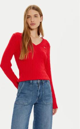 Gant Pullover 4800101 Rot Slim Fit