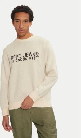 Pepe Jeans Pullover Cardin PM702466 Écru Regular Fit