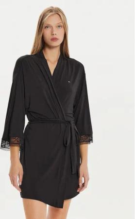 Tommy Hilfiger Bademantel UW0UW05563 Schwarz