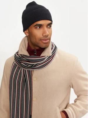 Tommy Hilfiger Set Schal und Mütze Th Corp Love AM0AM12939 Dunkelblau