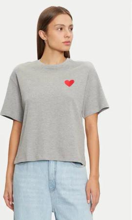 Vero Moda T-Shirt Thilde 10329163 Grau Regular Fit