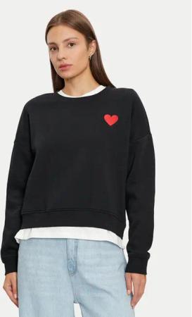 Vero Moda Sweatshirt Maly 10329164 Schwarz Oversize