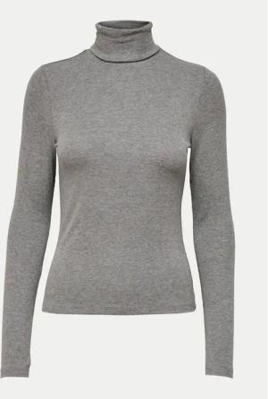 ONLY Rollkragenpullover Sille 15256046 Grau Slim Fit