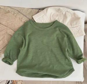 suebidou Longsleeve Weicher O-Neck Pulli Langarm aus Baumwolle unifarben legerer moderner Schnitt