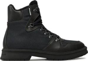 Tommy Hilfiger Schnürschuhe Hilfiger Warm Cordura Mix Boot FM0FM05180 Schwarz