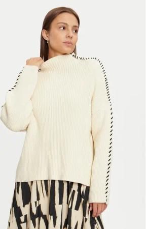 ONLY Rollkragenpullover Queenie 15330680 Beige Loose Fit