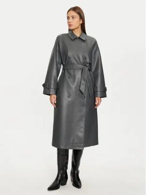 Vero Moda Tenchcoat Amalie 10300822 Grau Regular Fit