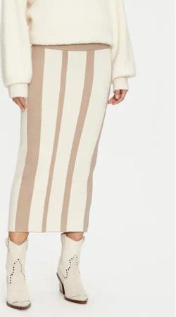 Vero Moda Bleistiftrock Gold New Art 10311360 Beige Slim Fit