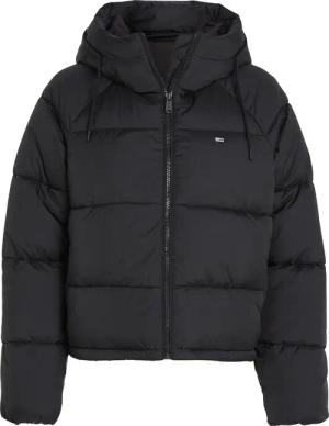 Tommy Jeans Curve Steppjacke "JW ASPEN PUFFER EXT", mit Kapuze, mit hochschließendem Kragen, Kapuze, Leistentaschen