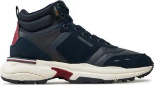 Tommy Hilfiger Sneakers M Runner Cordura Hi Lth Mix FM0FM05222 Dunkelblau