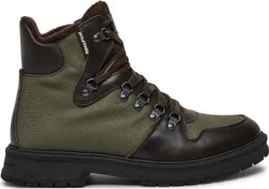 Tommy Hilfiger Schnürschuhe Hilfiger Warm Cordura Mix Boot FM0FM05180 Grün