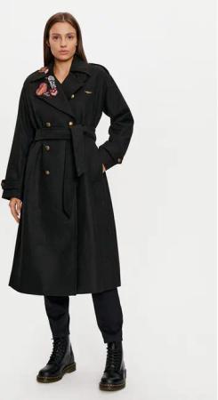 Aeronautica Militare Wintermantel 242AB2971DCT3403 Schwarz Regular Fit
