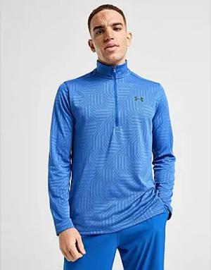 Under Armour Geotessa Oberteil mit Viertelreißverschluss - Herren, Blau