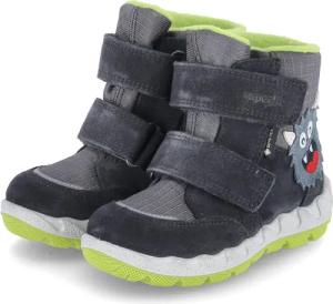 Superfit Winterstiefeletten ICEBIRD für Jungen - Gr. 21 - grau - Leder & Textil