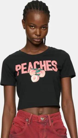 Miss Tee Peaches Cropped