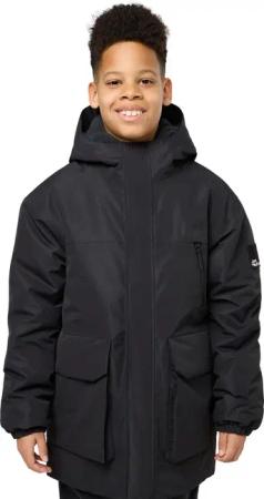 Jack Wolfskin Teen 2L Ins Parka Youth Wintermantel Teenager XS black granite black