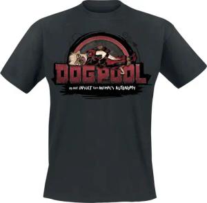 Deadpool - Marvel T-Shirt - 3 - Deadpool And Wolverine - Dogpool - S bis 5XL - für Männer - Größe M - schwarz - Lizenzierter Fanartikel