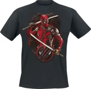 Deadpool - Marvel T-Shirt - 3 - Deadpool And Wolverine - Ready To Fight - S bis 4XL - für Männer - Größe 4XL - schwarz - Lizenzierter Fanartikel