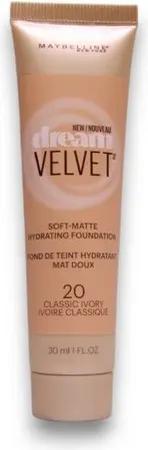 MAYBELLINE NEW YORK Foundation Dream Velvet Foundation 20 Classic Ivory 30ml