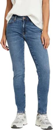 Cross Jeans Damen Jeans ANYA - Slim Fit - Blau - Light Mid Blue